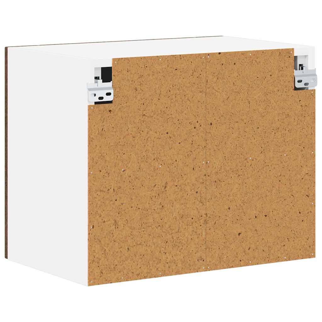 Küchenhängeschrank 2 pcs Braun Eichen-Optik 50 x 31 x 40 cm